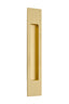 Emtek 220310US4 10" Modern Rectangular Flush Pull Satin Brass Finish