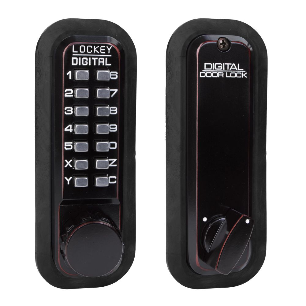 Lockey 2210OIL Mechanical Keyless Deadbolt with Single Combination Oil Rubbed Bronze Finish