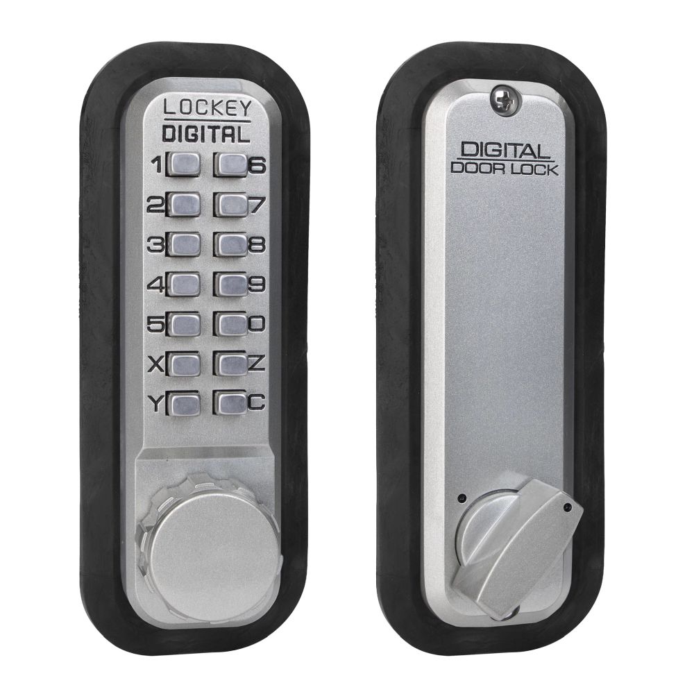 Lockey 2210SN Mechanical Keyless Deadbolt with Single Combination Satin Nickel Finish