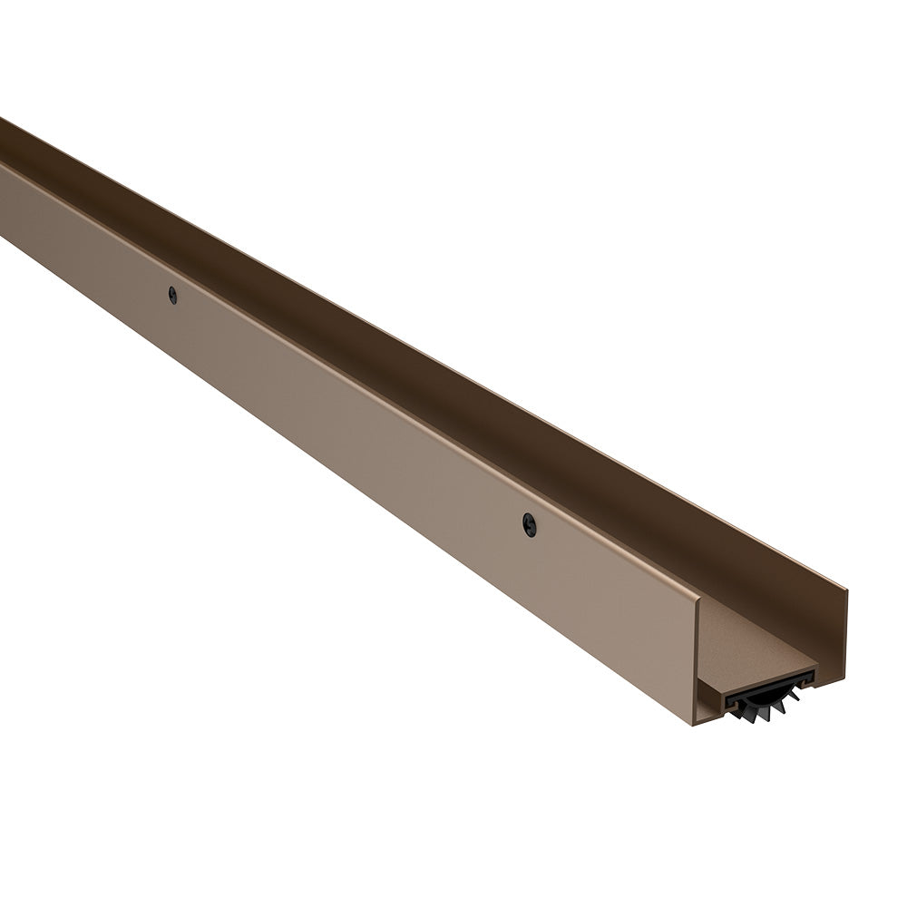 Pemko 222DV36 36" (3') Door Shoe with Vinyl Dark Bronze Anodized Aluminum Finish