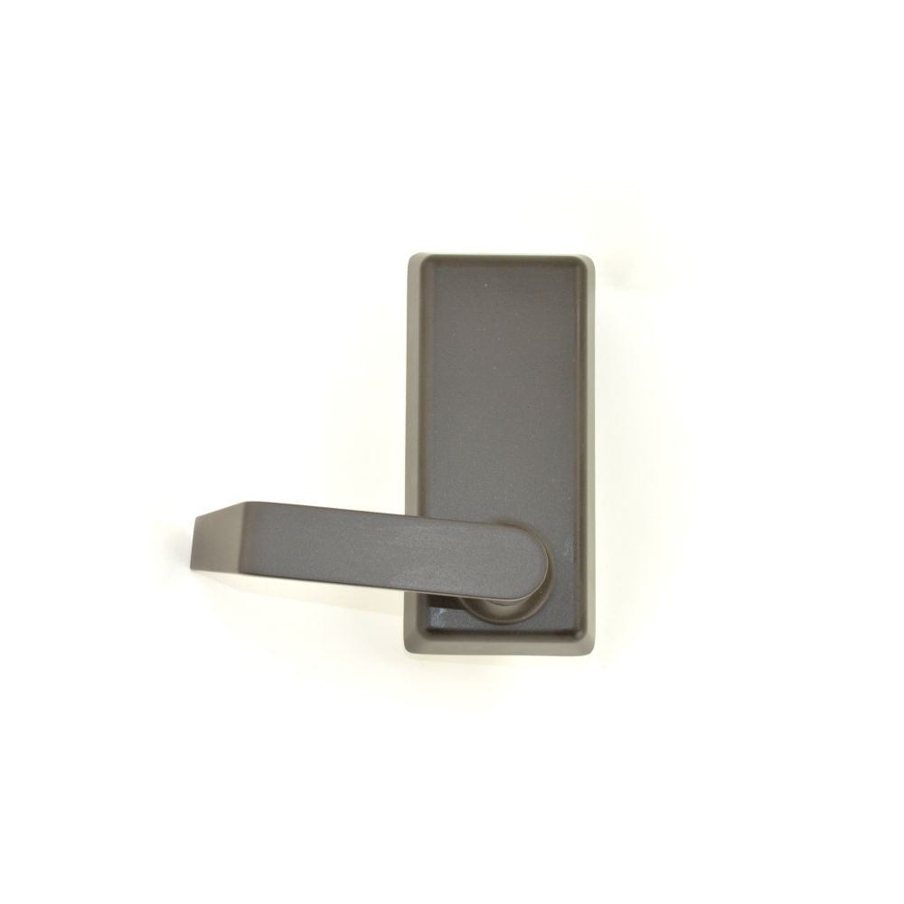 Von Duprin 230LBE695LHR Left Hand Reverse 06 Lever Blank Escutcheon Trim for 22 Series; SP313 Dark Bronze Finish