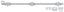 Deltana 24SB26 24" Surface Bolt; Heavy Duty; Bright Chrome Finish