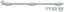 Deltana 24SB26D 24" Surface Bolt; Heavy Duty; Satin Chrome Finish