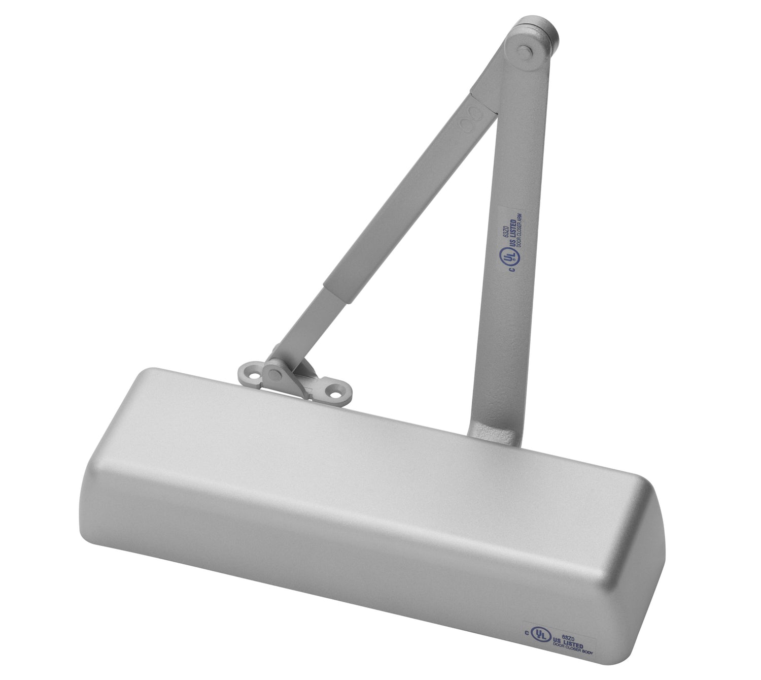ASSA Abloy Accentra 2701689 Tri Mount Non Hold Open Door Closer 689 Aluminum Finish