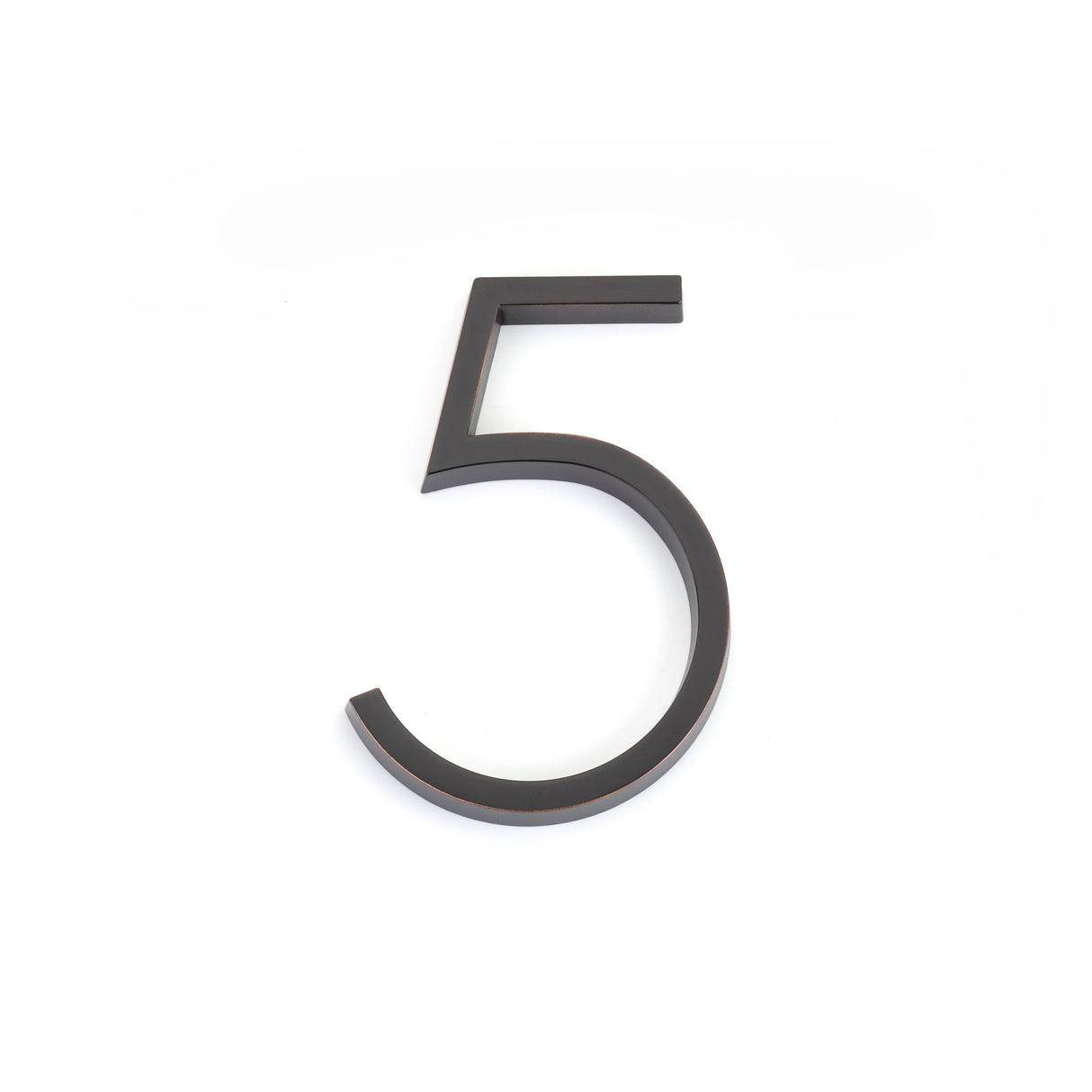 Emtek 2835US10B 7" Modern # 5 House Number Oil Rubbed Bronze Finish