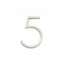 Emtek 2835US15 7" Modern # 5 House Number Satin Nickel Finish