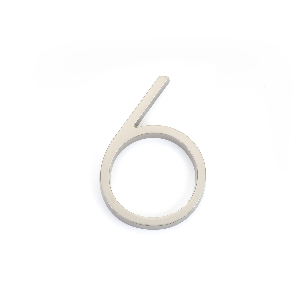 Emtek 2836US15 7" Modern # 6 House Number Satin Nickel Finish