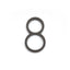 Emtek 2838US10B 7" Modern # 8 House Number Oil Rubbed Bronze Finish