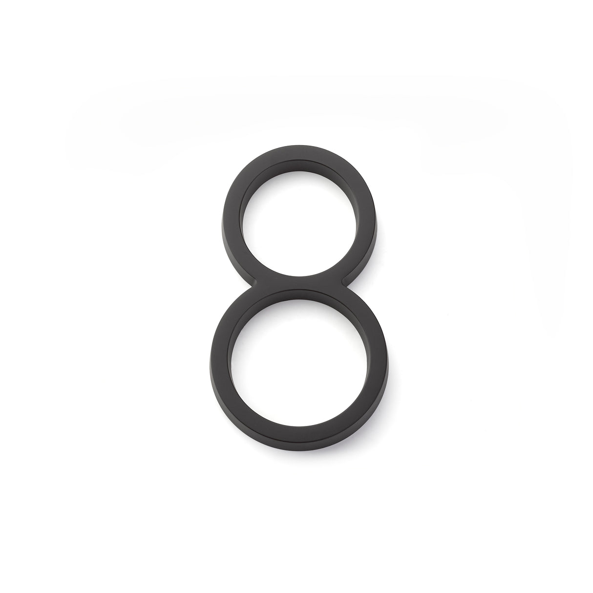 Emtek 2838US19 7" Modern # 8 House Number Flat Black Finish