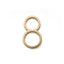 Emtek 2838US4 7" Modern # 8 House Number Satin Brass Finish