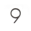Emtek 2839US10B 7" Modern # 9 House Number Oil Rubbed Bronze Finish