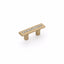 Schaub 301-SSB 32mm Center to Center Skyevale Cabinet Pull with Crystals Signature Satin Brass Finish