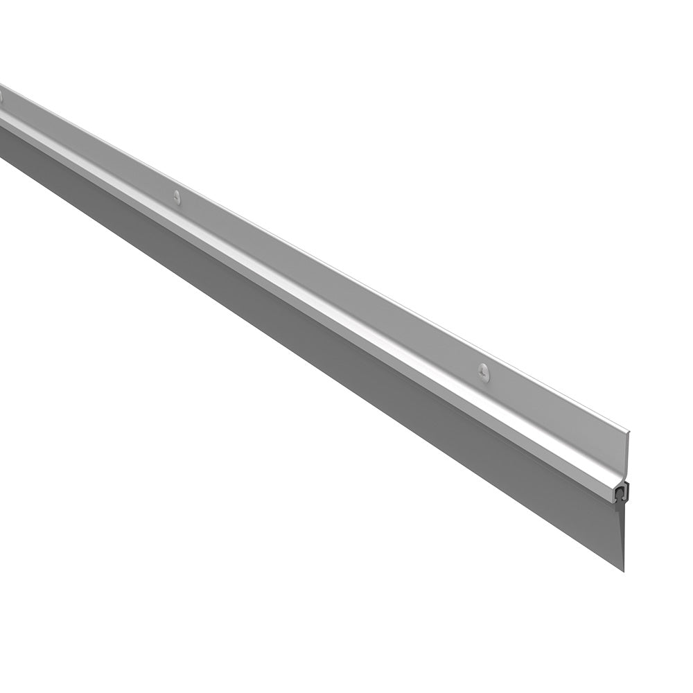 Pemko 307AV36 36" (3') Door Bottom Sweep with 1" Vinyl Mill Finish Aluminum Finish