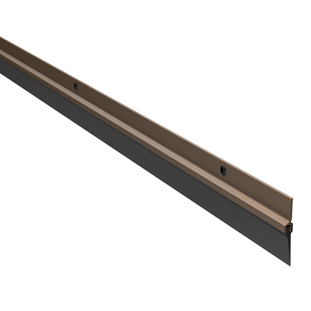Pemko 307DV36 36" (3') Door Bottom Sweep with 1" Vinyl Dark Bronze Finish