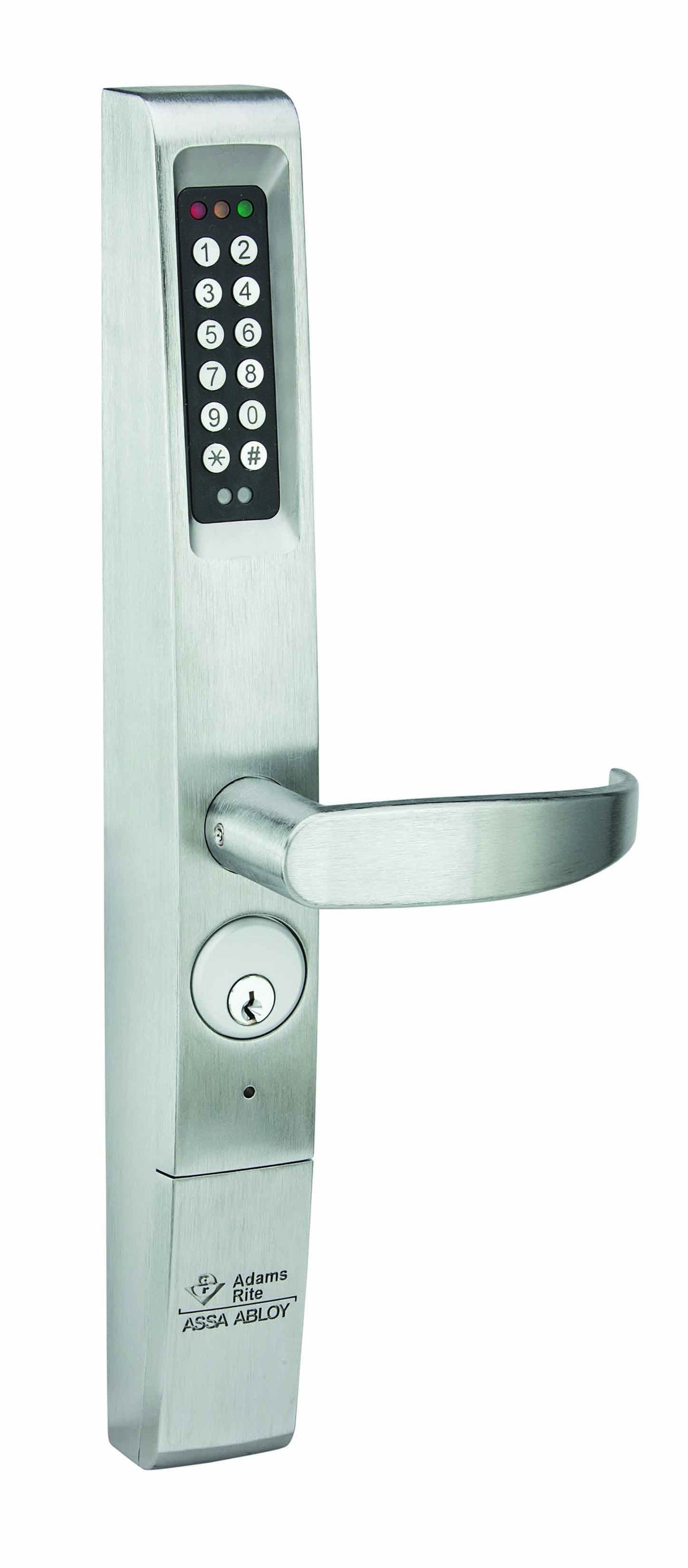 Adams Rite 309001626 eForce Keyless Keypad Entry Lock Satin Chrome Finish