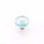 Schaub 31-PAQ 1-1/2" Round Glass Ice Cabinet Knob Pearl Aqua Finish