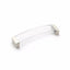 Schaub 320-15-CL 5-1/16" Center to Center Positano Arch Clear Cabinet Pull Satin Nickel Finish