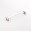 Schaub 321-15-CL 6-5/16" Center to Center Positano Arch Clear Cabinet Pull Satin Nickel Finish