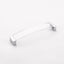 Schaub 321-26-CL 6-5/16" Center to Center Positano Arch Clear Cabinet Pull Polished Chrome Finish