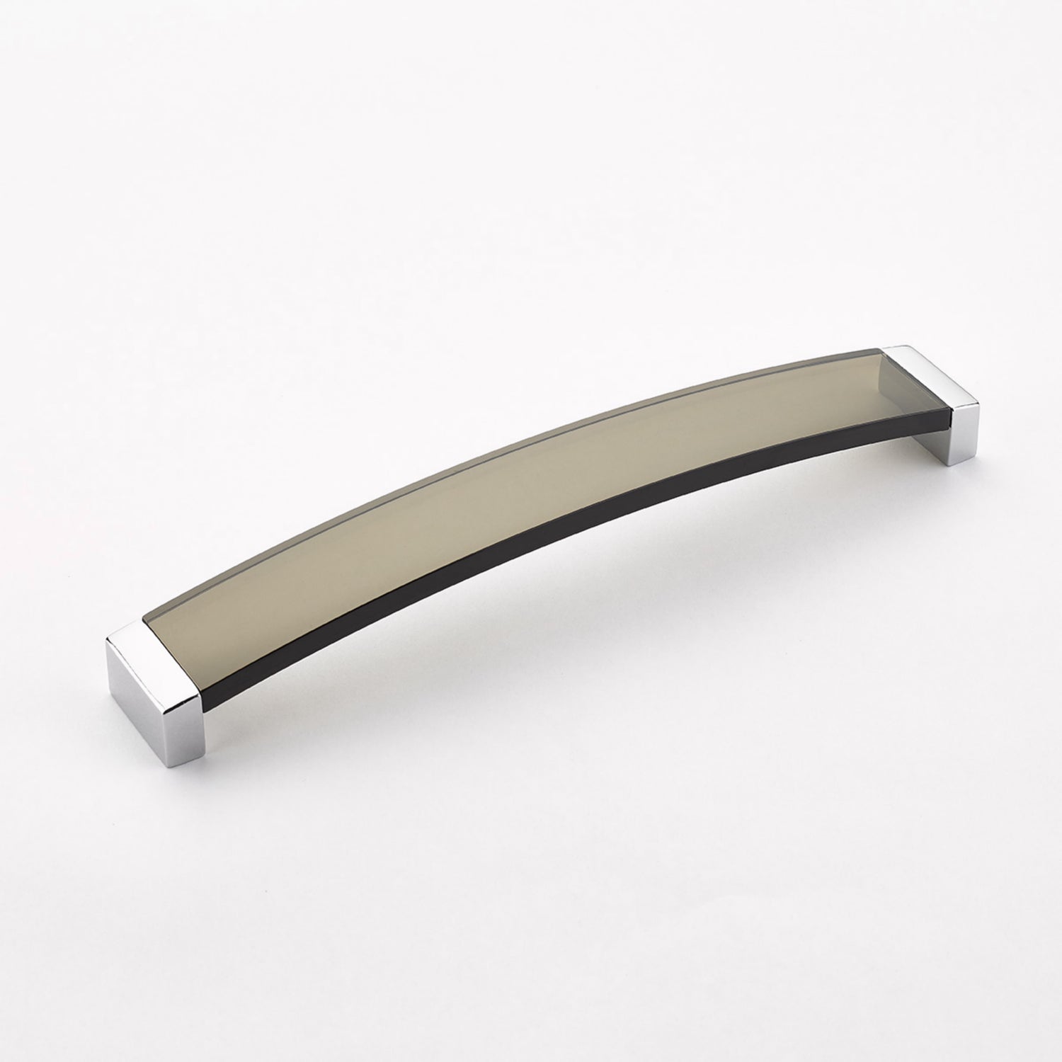 Schaub 321-26-SM 6-5/16" Center to Center Positano Arch Smoke Cabinet Pull Polished Chrome Finish