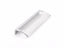Schaub 324-26-CL 5-1/16" Center to Center Positano Arch Clear Cabinet Edge Pull Polished Chrome Finish