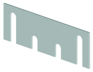 Hager 337B 4-1/2" .065 Gauge Template Hinge Shim Prime Coat Finish