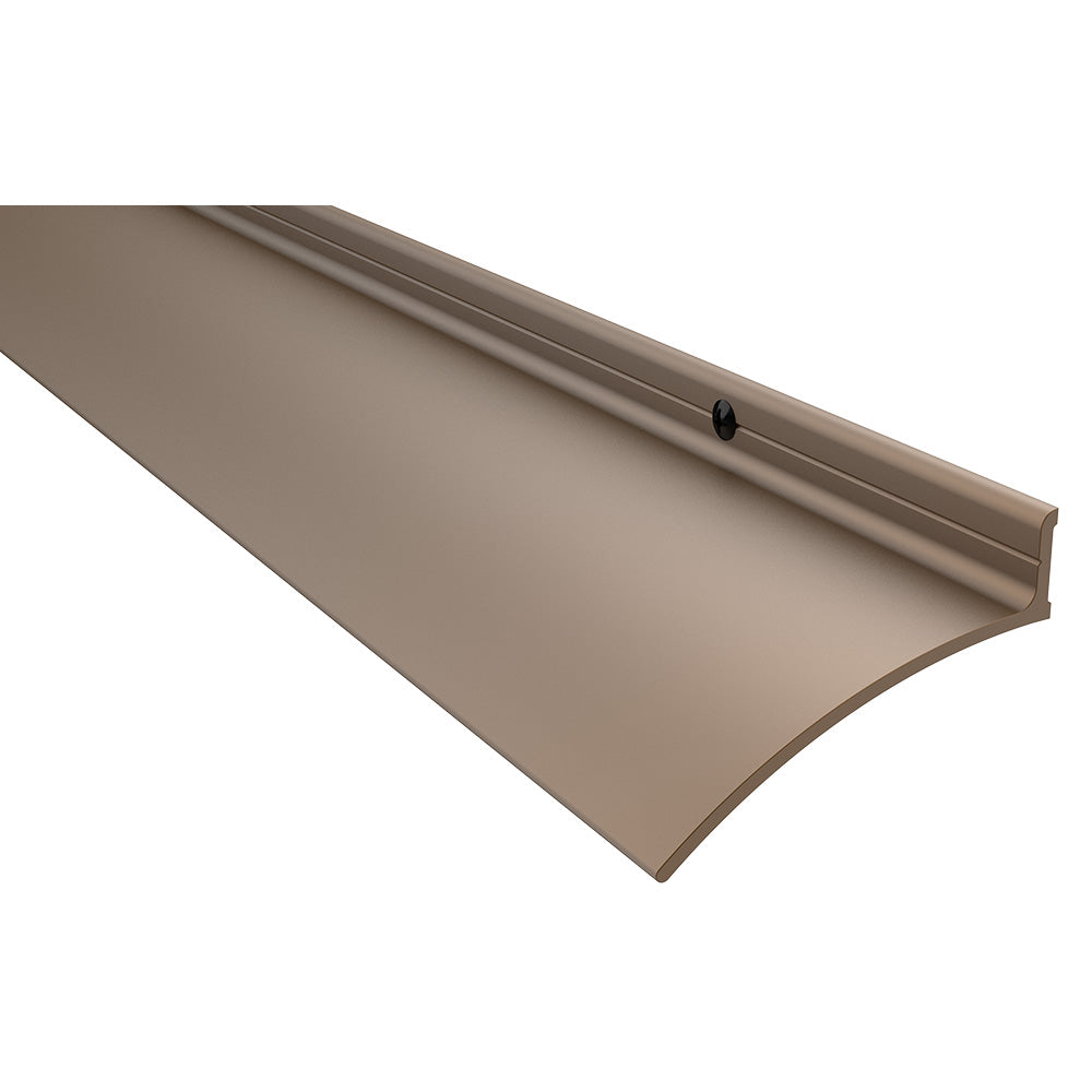 Pemko 346D40 40" (3' 4") Door Top Weatherstrip Dark Bronze Anodized Aluminum Finish