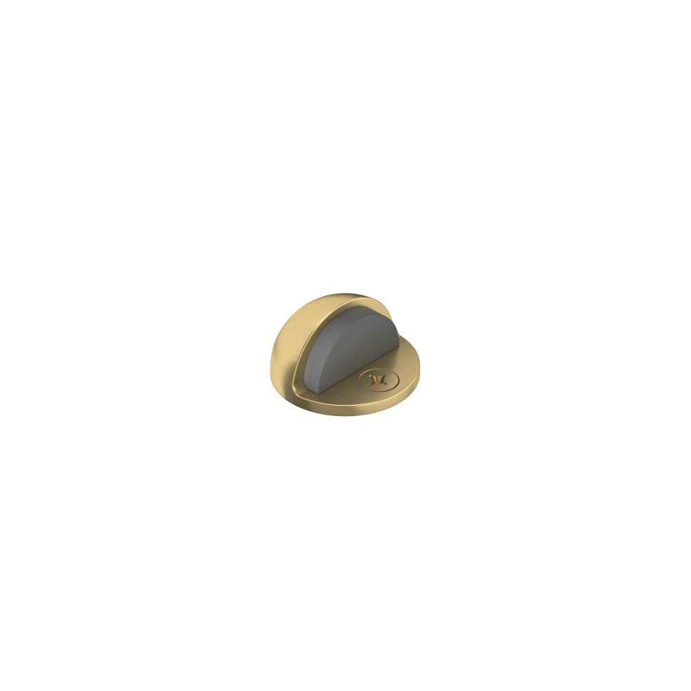 Baldwin 4000044 1" Dome Floor Bumper Lifetime Satin Brass Finish - Baldwin Quickship Item *
