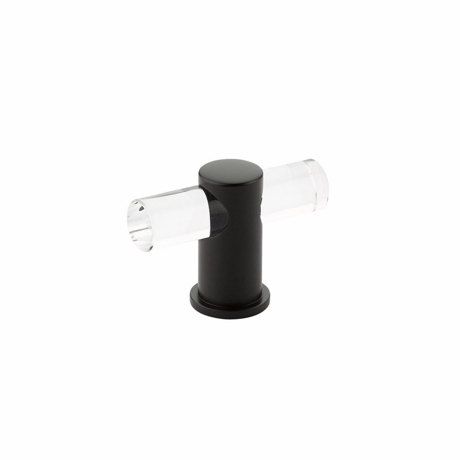 Schaub 401-10B Lumiere Cabinet T Knob with Acrylic Oil Rubbed Bronze Finish