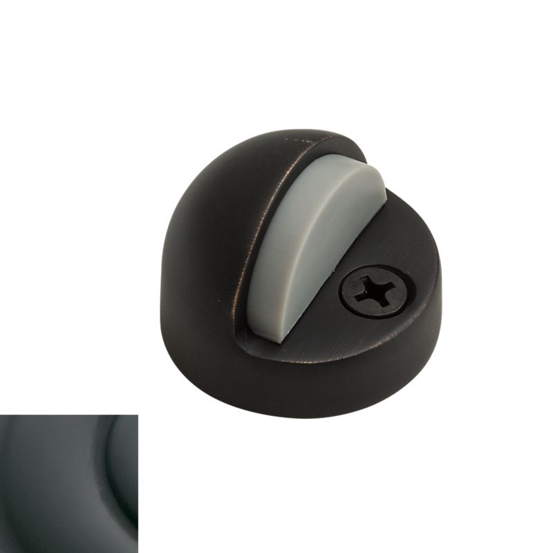 Baldwin 4010102 1-3/8" Dome Floor Bumper Oil Rubbed Bronze Finish - Baldwin Quickship Item *