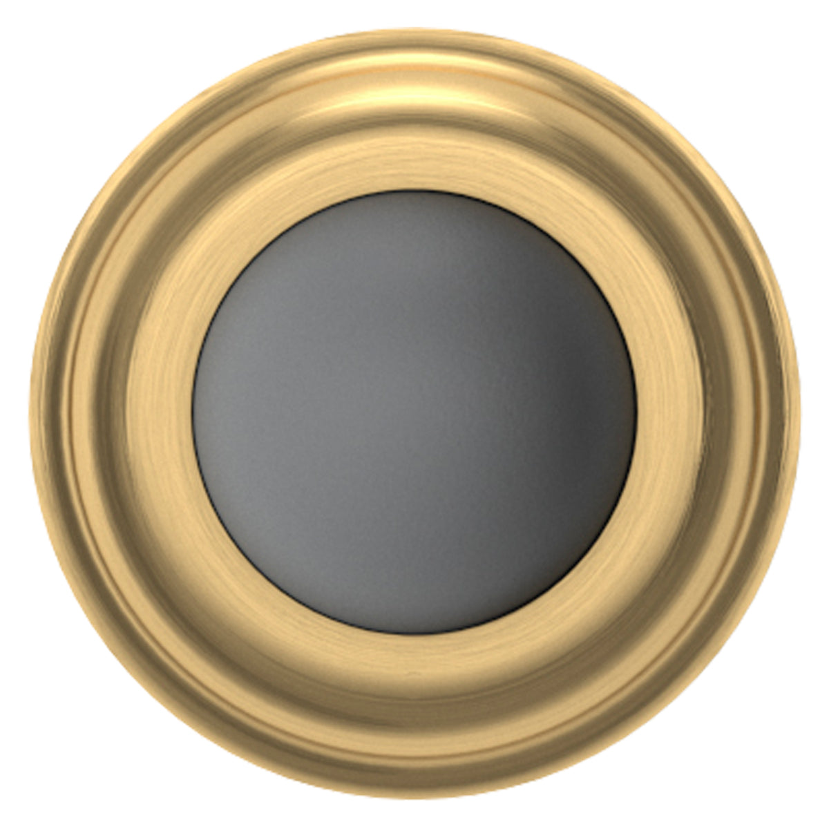Baldwin 4015044 Convex Wall Bumper Lifetime Satin Brass Finish - Baldwin Quickship Item *