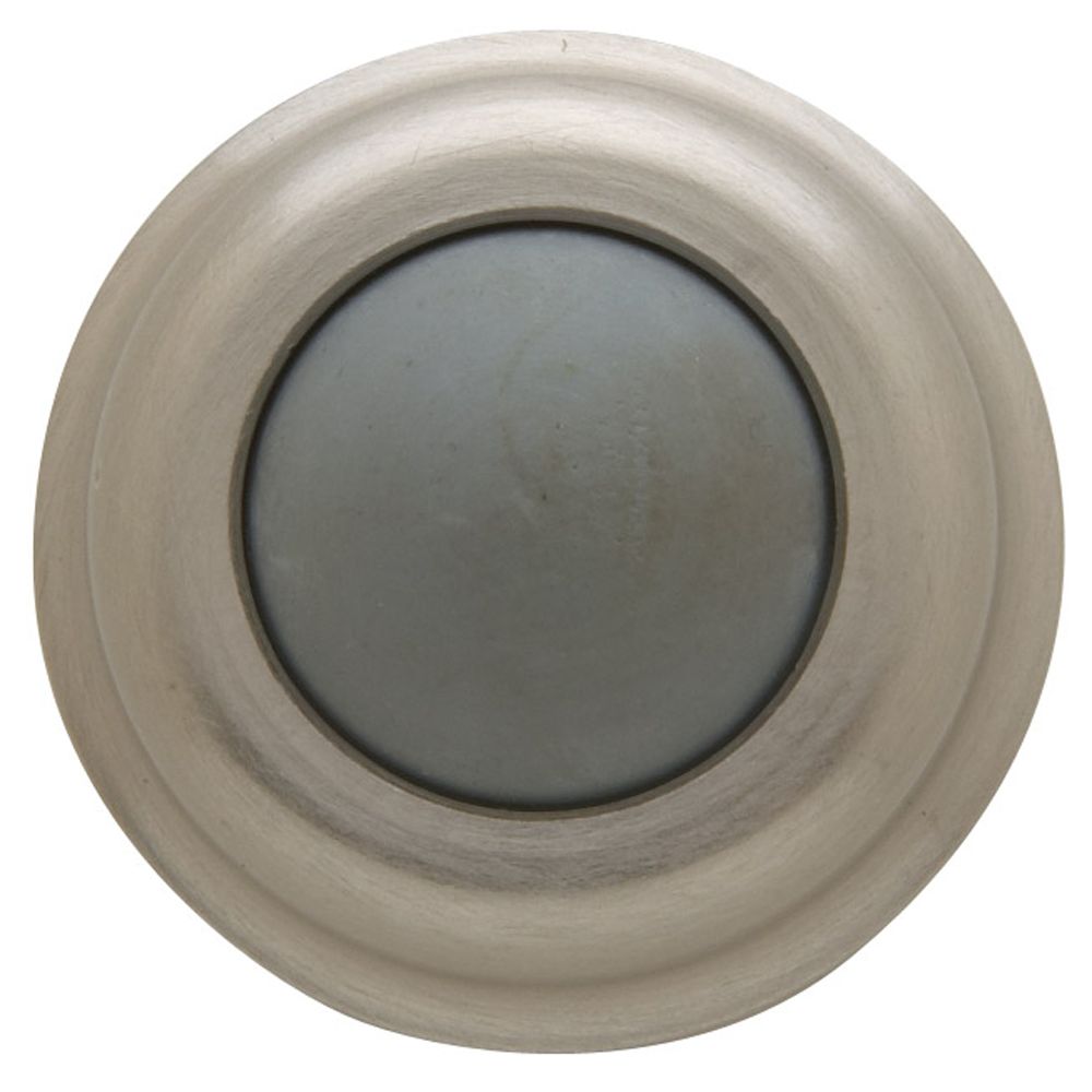 Baldwin 4015150 Convex Wall Bumper Satin Nickel Finish