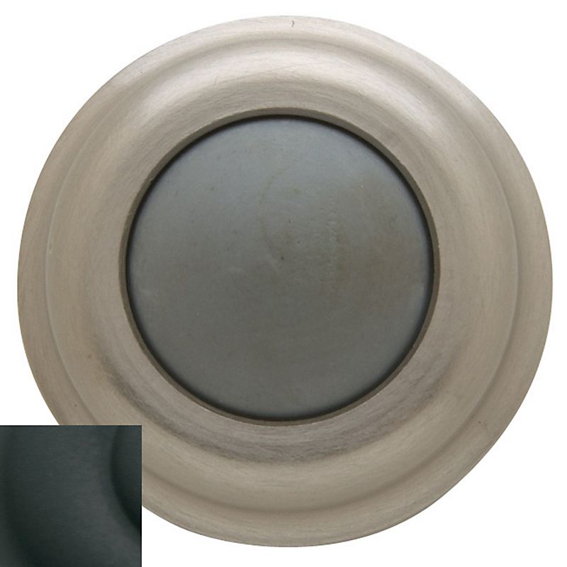 Baldwin 4015190 Convex Wall Bumper Satin Black Finish
