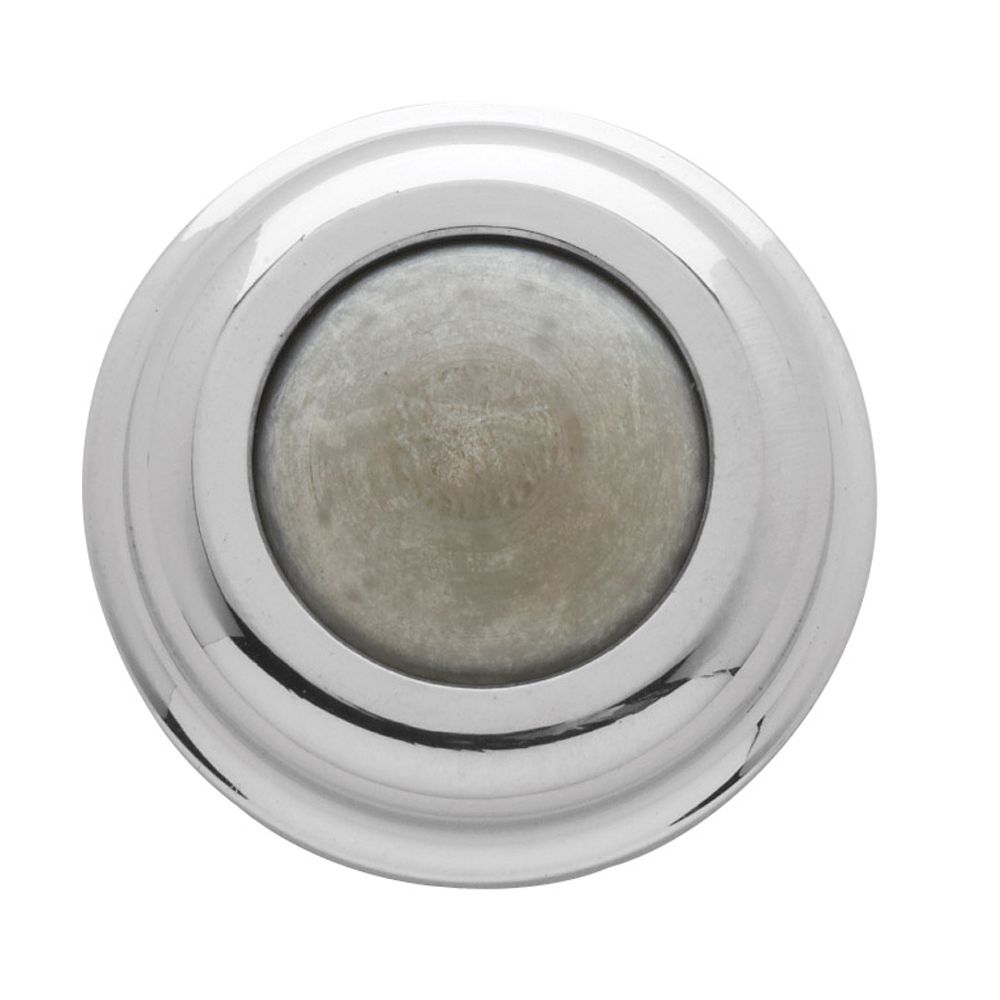 Baldwin 4015260 Convex Wall Bumper Bright Chrome Finish - Baldwin Quickship Item *