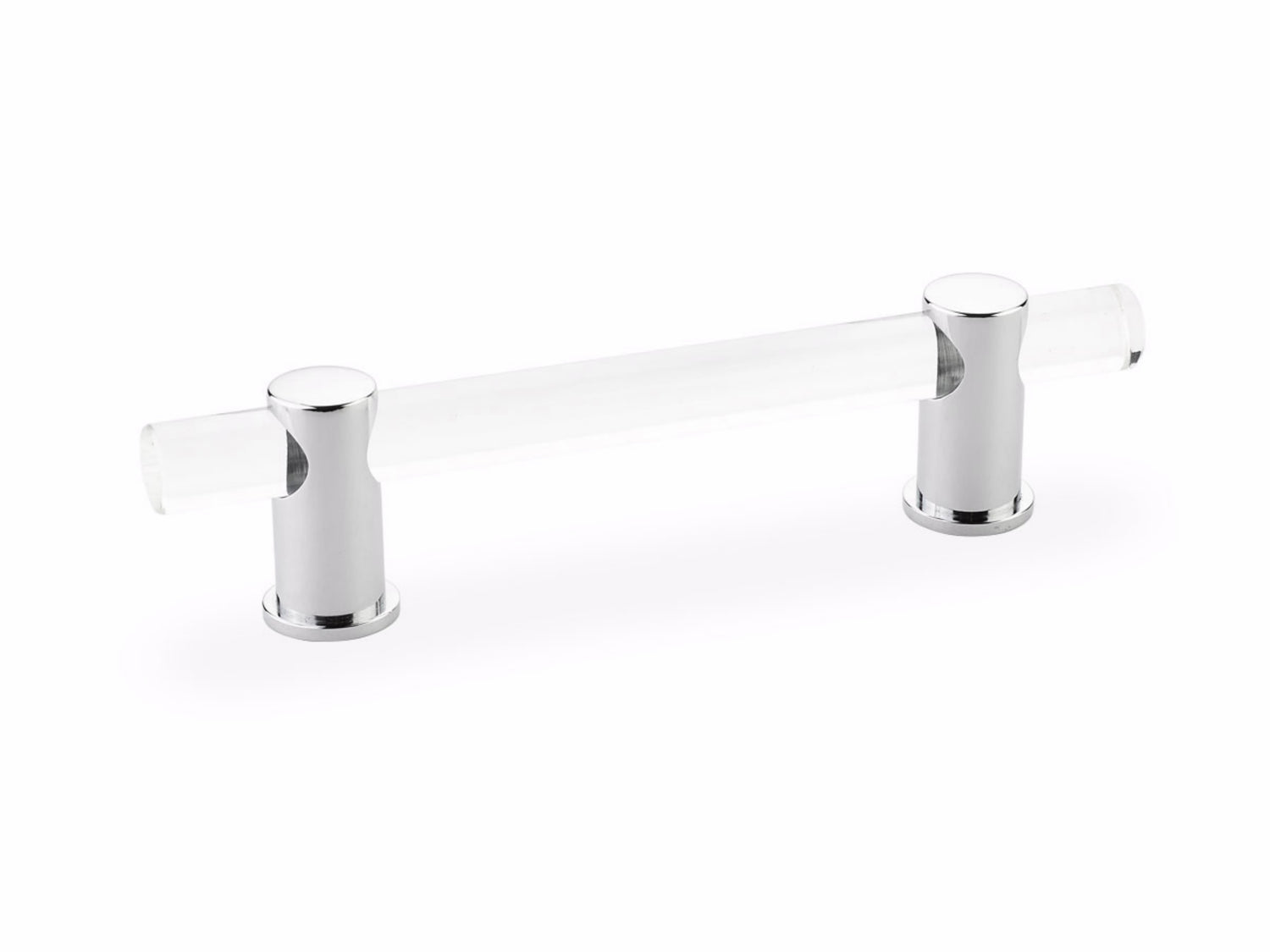 Schaub 404-26 4" Center to Center Lumiere Cabinet Pull Polished Chrome Finish