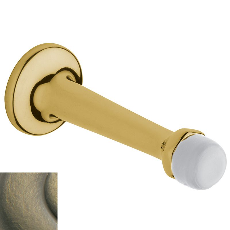 Baldwin 4045050 3" Wall Bumper Antique Brass Finish - Baldwin Quickship Item *