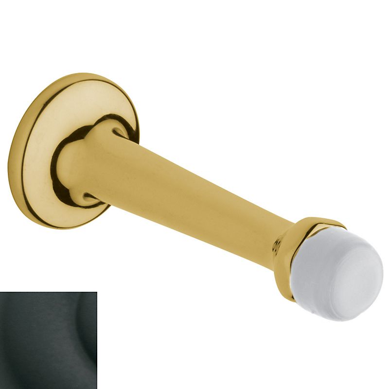 Baldwin 4045190 3" Wall Bumper Satin Black Finish