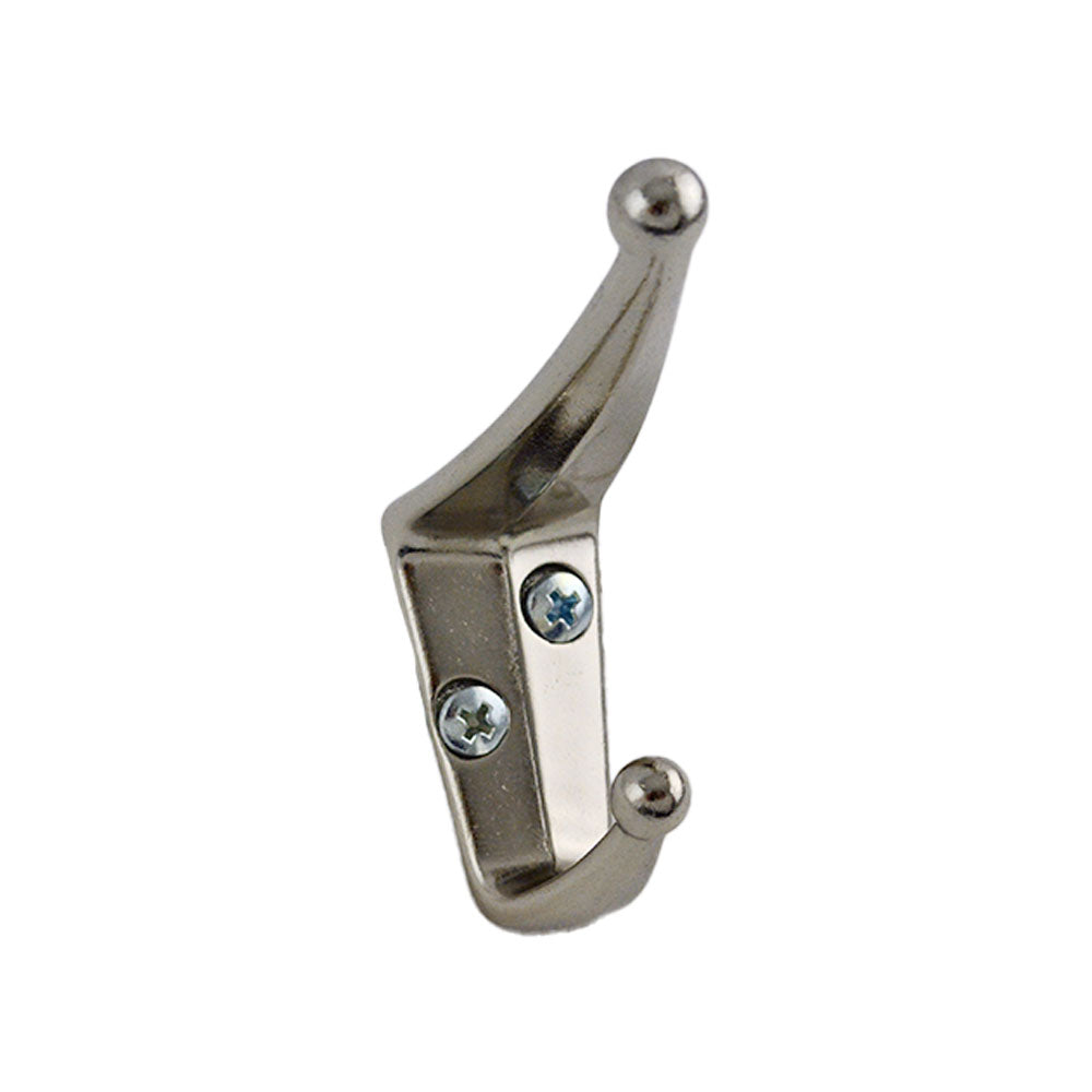 Ives Commercial 405A14 Aluminum Coat and Hat Hook Bright Nickel Finish