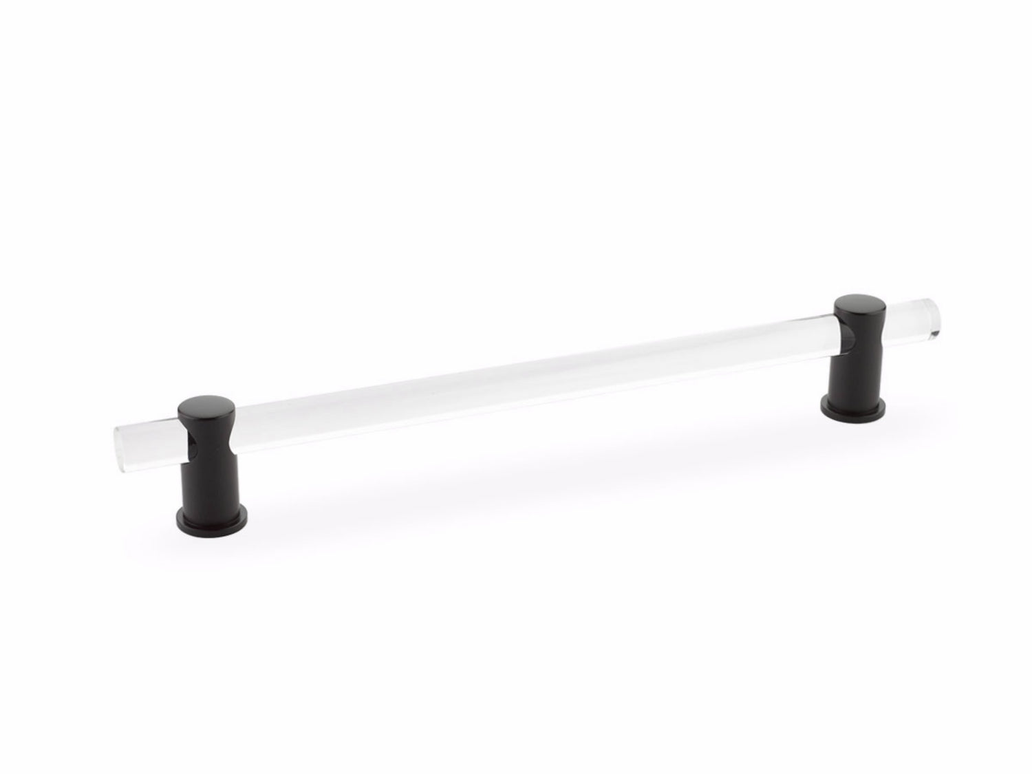 Schaub 408-10B 8" Center to Center Lumiere Acrylic Cabinet Pull Oil Rubbed Bronze Finish