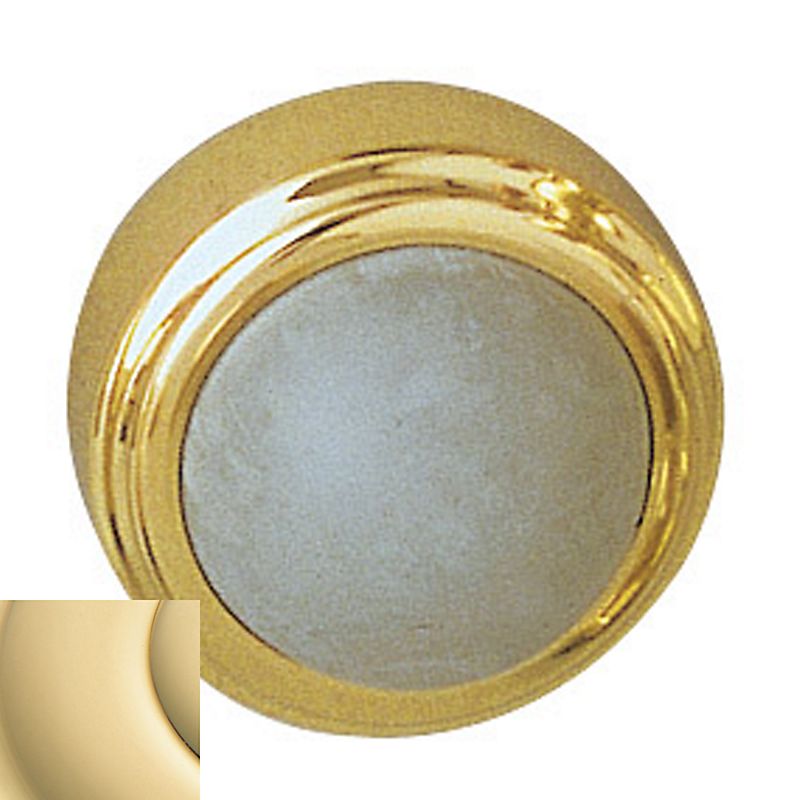 Baldwin 4252031 Convex Wall Bumper Unlacquered Brass Finish - Baldwin Quickship Item *