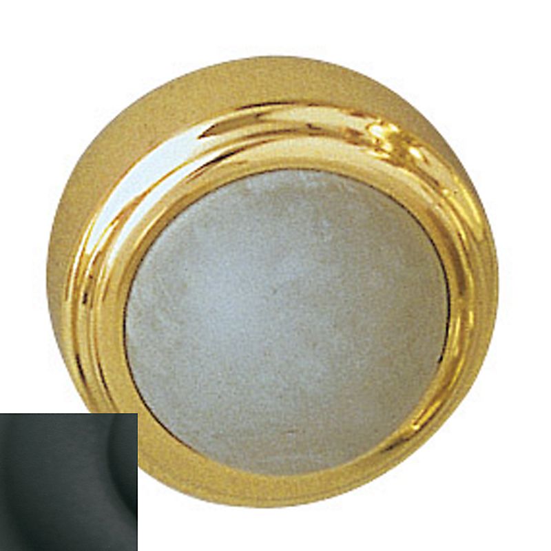 Baldwin 4252190 Convex Wall Bumper Satin Black Finish