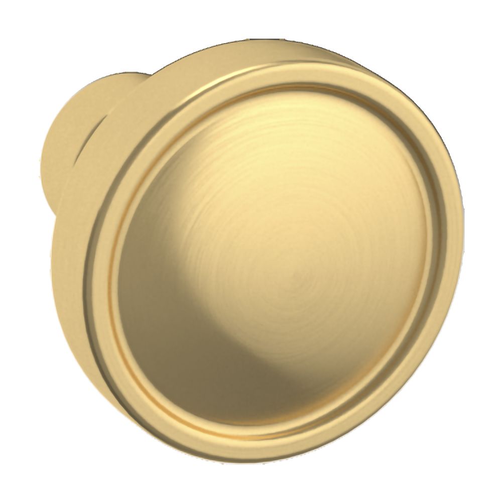 Baldwin 4402044 1-1/4" Tulip Cabinet Knob Lifetime Satin Brass Finish