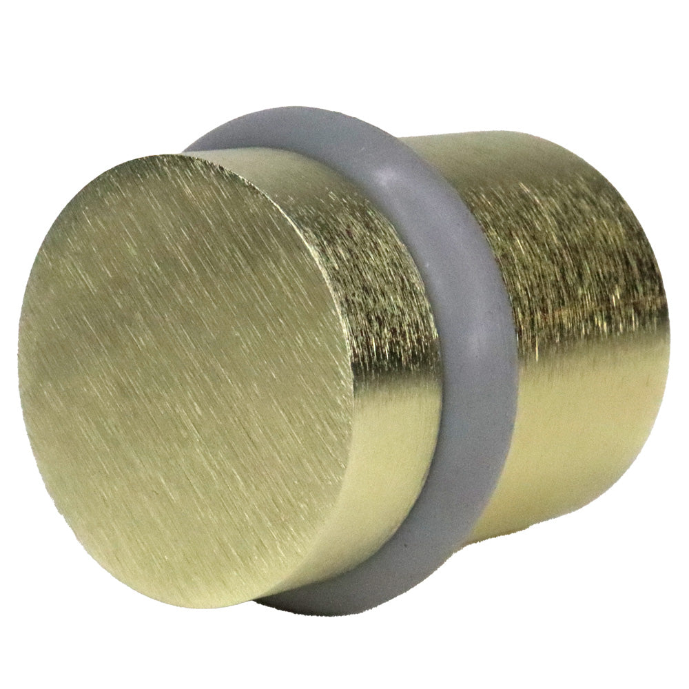 Baldwin 4505044 1-1/2" Universal Floor Bumper Lifetime Satin Brass Finish