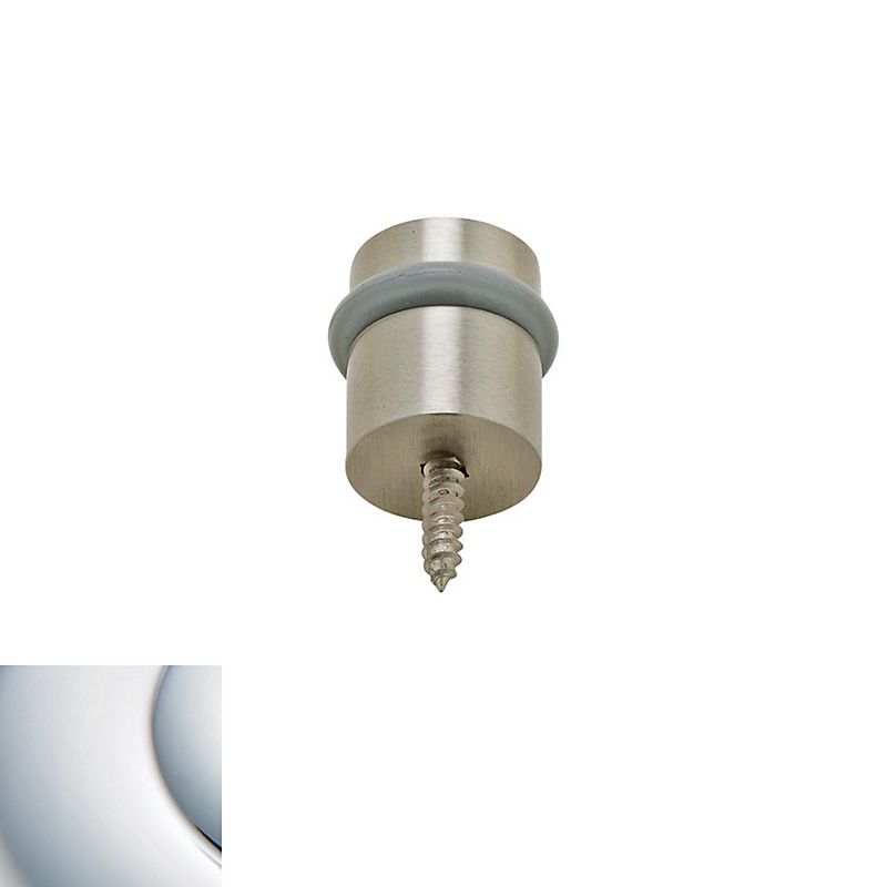 Baldwin 4505260 1-1/2" Universal Floor Bumper Bright Chrome Finish