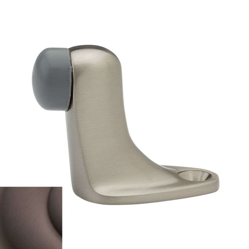 Baldwin 4510112 Gooseneck Floor Bumper Venetian Bronze Finish