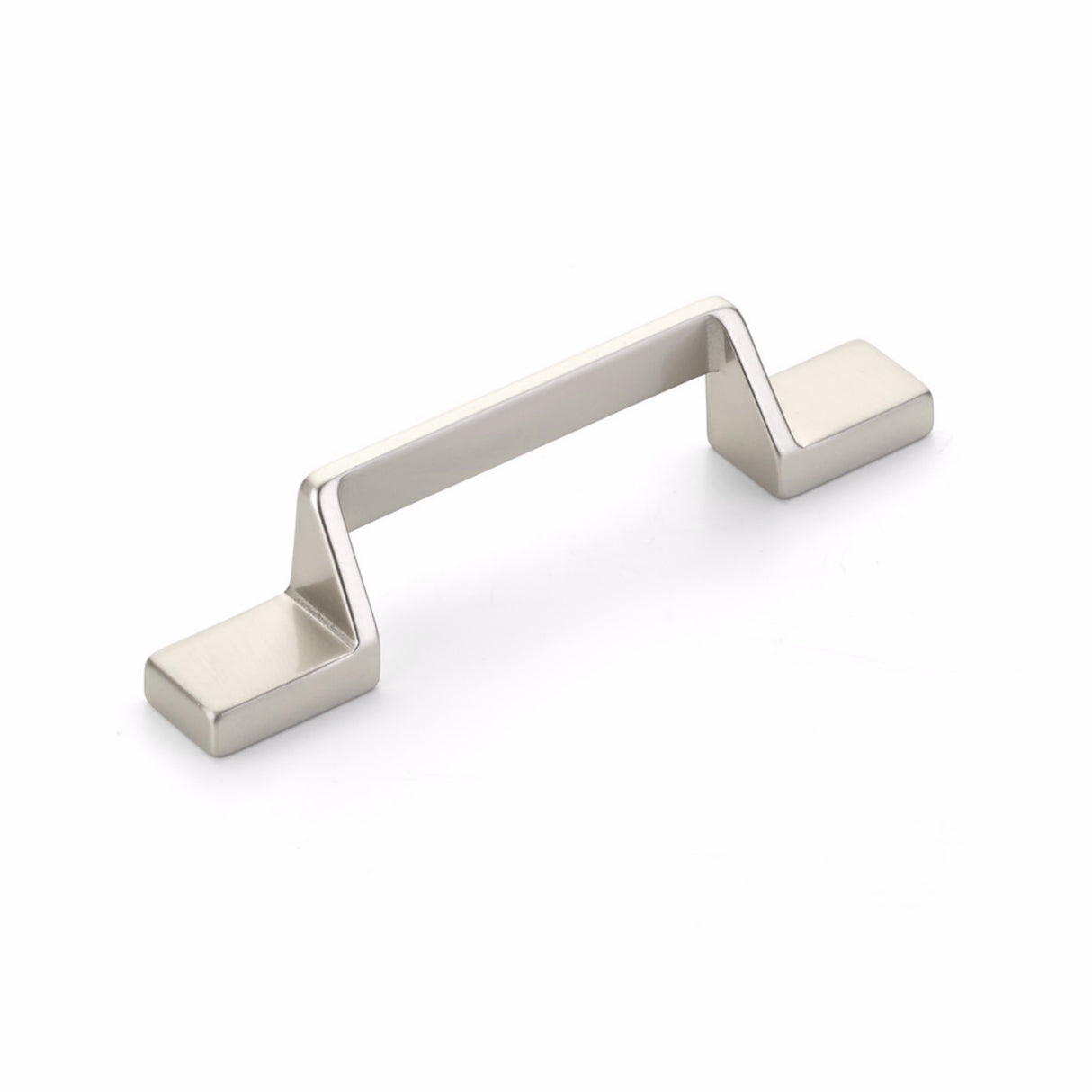 Schaub 454-15 3-3/4" Center to Center San Marco Cabinet Pull Satin Nickel Finish