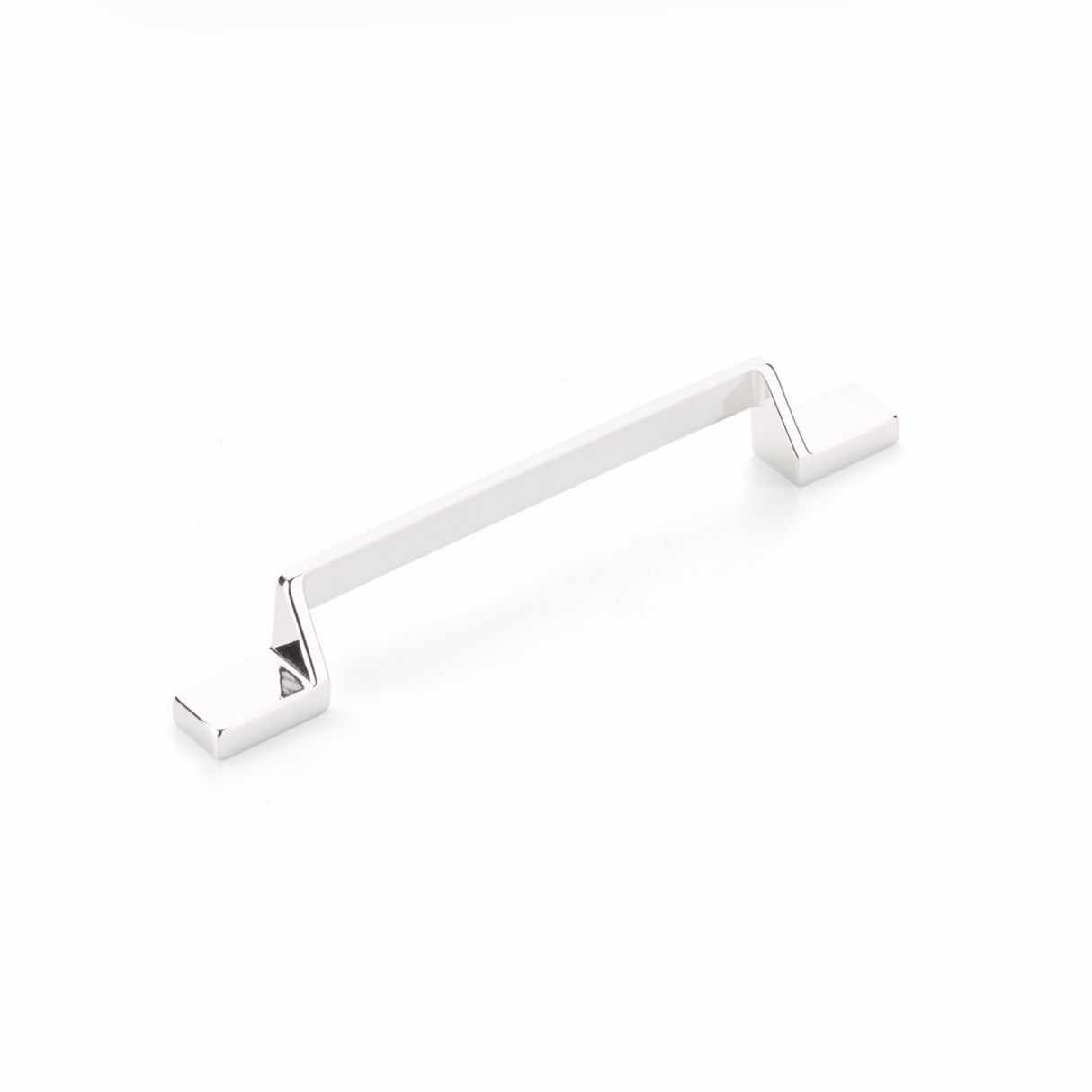 Schaub 455-PN 6-1/4" Center to Center San Marco Cabinet Pull Polished Nickel Finish