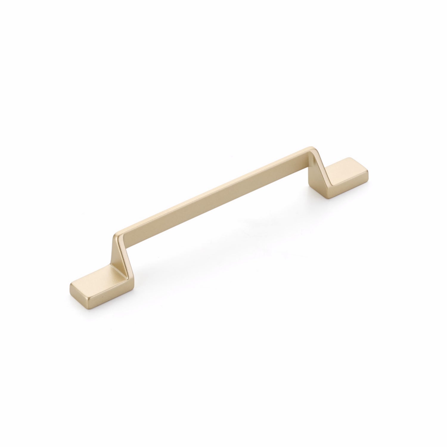 Schaub 455-SB 6-1/4" Center to Center San Marco Cabinet Pull Satin Brass Finish