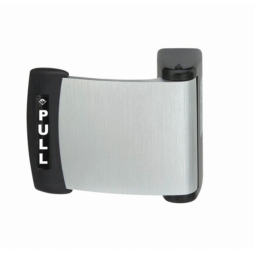 Adams Rite 45910100628 Pull to Left Curved Deadlatch Paddle for 1-3/4" Clear Anodized Aluminum Finish