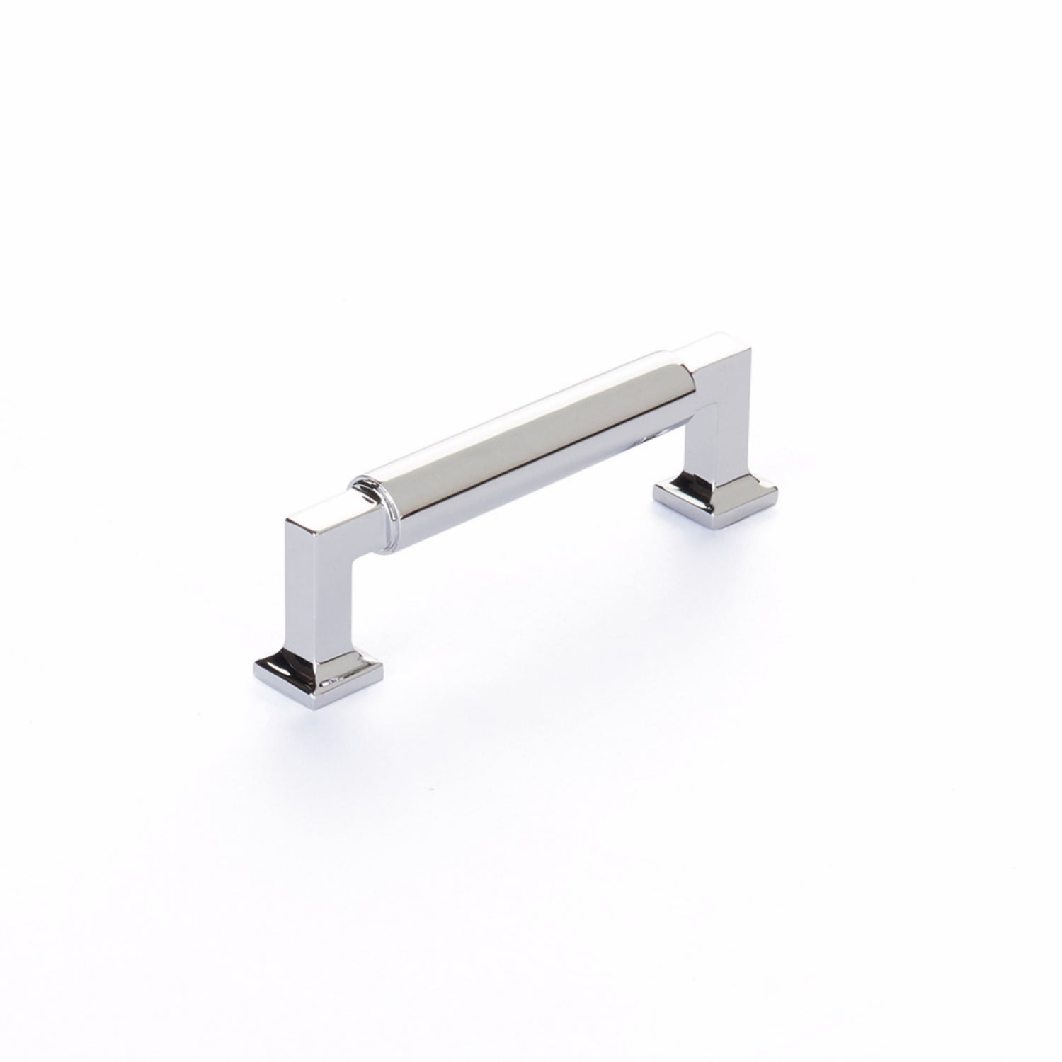 Schaub 477-26 3-1/2" Center to Center Haniburton Cabinet Pull Polished Chrome Finish